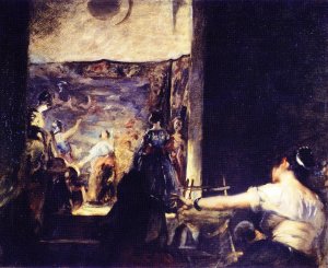 Las Hilanderas after Velazquez by John Singer Sargent Oil Painting
