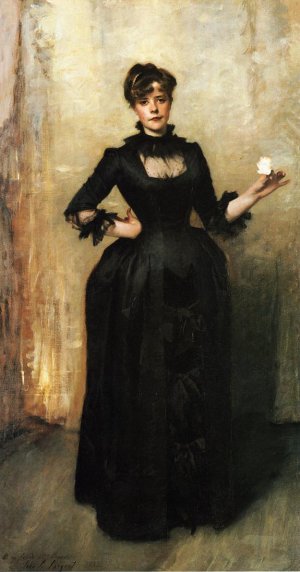 Louise Burckhardt also known as Lady with a Rose by John Singer Sargent Oil Painting