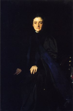 M. Carey Thomas by John Singer Sargent Oil Painting