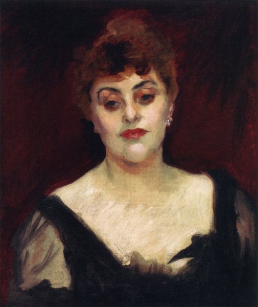 Main Product Photo of Madame Belleroche Painting by John Singer Sargent