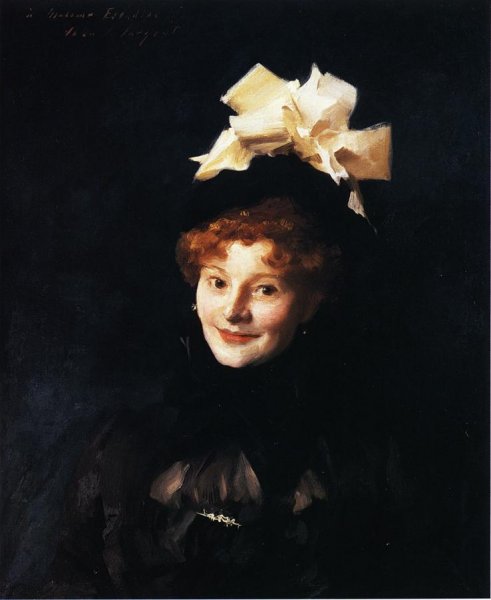 Madame Paul Escudier by John Singer Sargent - Hand-Painted Oil Painting Reproduction