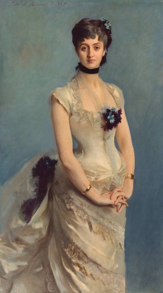 Madame Paul Poirson  by John Singer Sargent - Hand-Painted Oil Painting Reproduction
