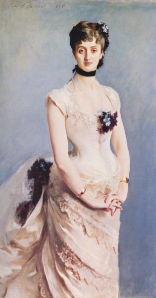 Madame Paul Poirson by John Singer Sargent - Hand-Painted Oil Painting Reproduction
