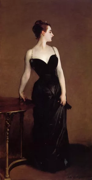 Madame X also known as Madame Pierre Gautreau by John Singer Sargent - Oil Painting Reproduction