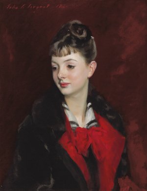 Mademoiselle Suzanne Poirson by John Singer Sargent Oil Painting