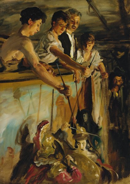 Marionettes  by John Singer Sargent - Hand-Painted Oil Painting Reproduction