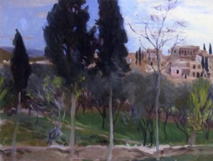 Mediterranean Landscape by John Singer Sargent Oil Painting