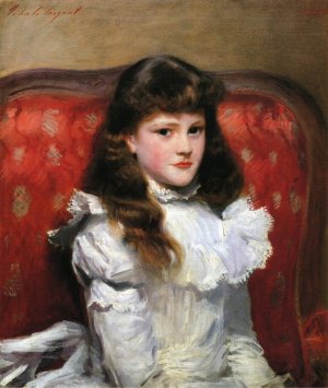 Miss Cara Burch by John Singer Sargent Oil Painting