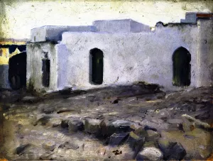 Moorish Buildings on a Cloudy Day by John Singer Sargent - Oil Painting Reproduction