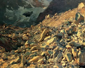 Moraine painting by John Singer Sargent