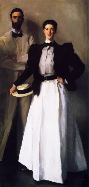 Mr. and Mrs. I. N. Phelps Stokes by John Singer Sargent - Oil Painting Reproduction