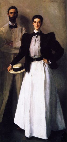 Main Product Photo of Mr. and Mrs. I. N. Phelps Stokes Painting by John Singer Sargent