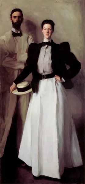 Mr. and Mrs. Isaac Newton Phelps Stokes by John Singer Sargent - Oil Painting Reproduction