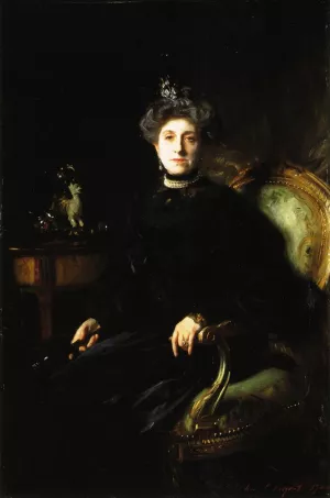 Mrs. Asher Wertheimer by John Singer Sargent - Oil Painting Reproduction