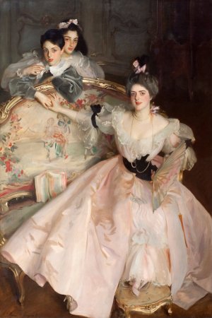Mrs Carl Meyer And Her Children by John Singer Sargent Oil Painting