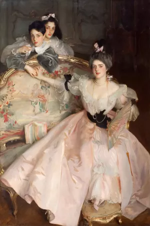 Mrs Carl Meyer And Her Children by John Singer Sargent Oil Painting