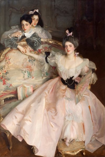 Mrs Carl Meyer And Her Children  by John Singer Sargent - Hand-Painted Oil Painting Reproduction