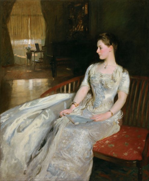 Main Product Photo of Mrs. Cecil Wade  Painting by John Singer Sargent