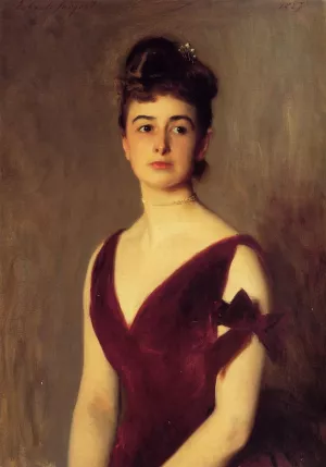 Mrs. Charles E. Inches nee Louise Pomeroy by John Singer Sargent - Oil Painting Reproduction