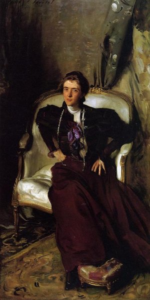 Mrs Charles Thursby by John Singer Sargent Oil Painting