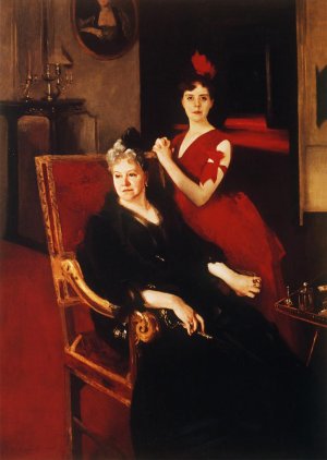 Mrs. Edward Burckhardt and Her Daughter Louise