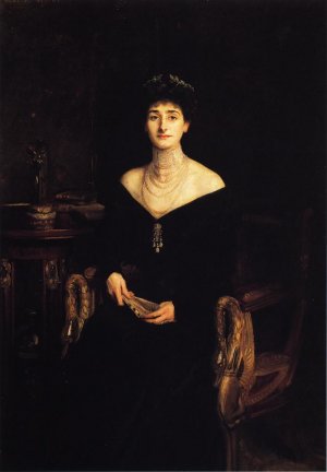 Mrs. Ernest G. Raphael Florence Cecilia Sassoon by John Singer Sargent Oil Painting