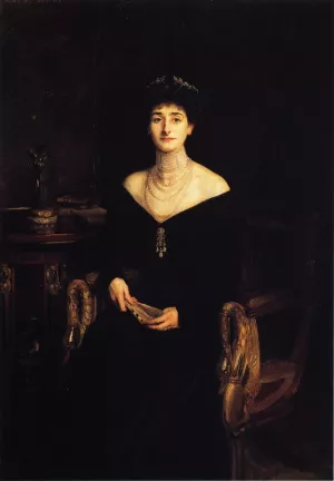 Mrs. Ernest G. Raphael Florence Cecilia Sassoon by John Singer Sargent - Oil Painting Reproduction