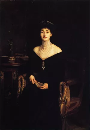 Mrs. Ernest G. Raphael Florence Cecilia Sassoon Oil painting by John Singer Sargent