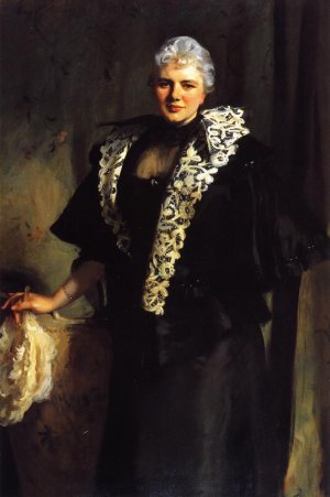 Mrs. Ernest Hill Constance Malanie Wynne-Roberts by John Singer Sargent Oil Painting