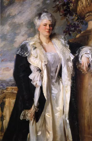 Mrs. Ernest Hills by John Singer Sargent - Oil Painting Reproduction