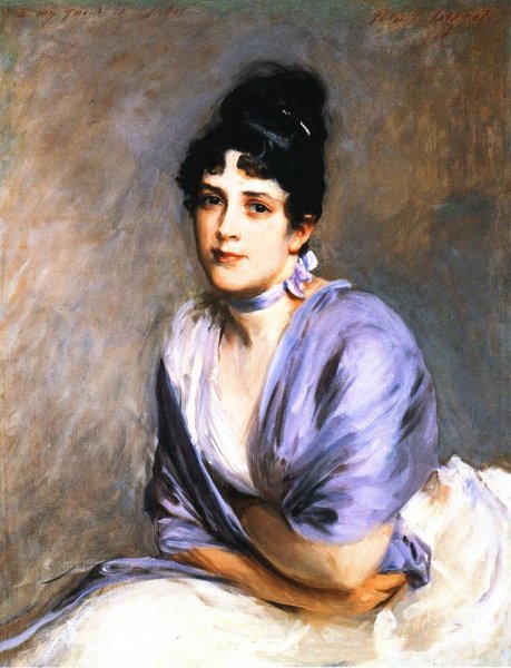 Mrs. Frank Millet by John Singer Sargent - Hand-Painted Oil Painting Reproduction