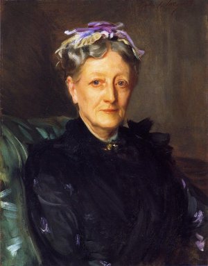 Mrs. Frederick Mead Mary Eliza Scribner by John Singer Sargent Oil Painting
