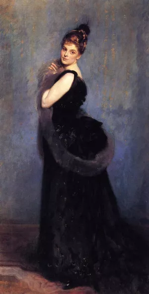 Mrs. George Gribble Oil painting by John Singer Sargent