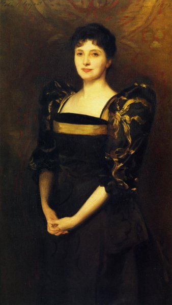 Mrs. George Lewis Elizabeth Eberstadt by John Singer Sargent - Hand-Painted Oil Painting Reproduction