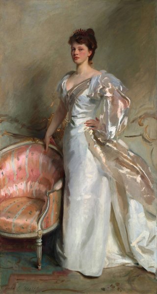 Mrs. George Swinton  by John Singer Sargent - Hand-Painted Oil Painting Reproduction