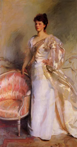 Mrs George Swinton Oil painting by John Singer Sargent