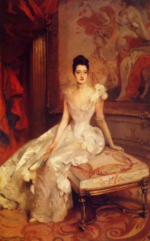 Mrs. Hamilton McKown Twombly Florence Adele Vanderbilt by John Singer Sargent - Oil Painting Reproduction