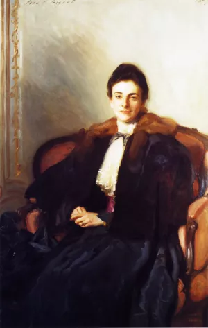 Mrs. Harold Wilson Anna Margary by John Singer Sargent - Oil Painting Reproduction