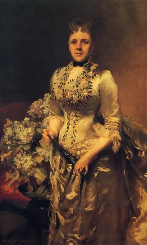 Mrs. Jacob Wandell by John Singer Sargent - Oil Painting Reproduction