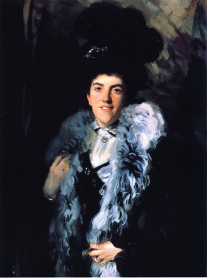 Mrs. John William Crombie Minna Watson by John Singer Sargent Oil Painting