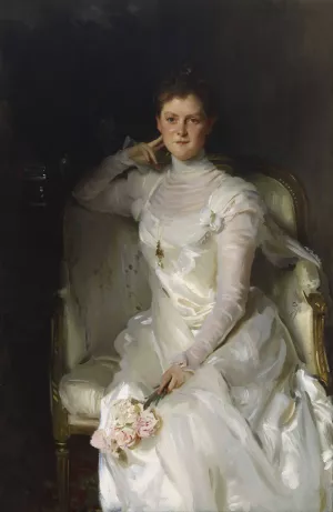Mrs. Joshua Montgomery Sears by John Singer Sargent Oil Painting