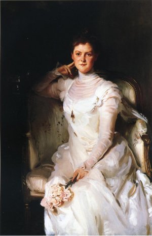 Mrs. Joshua Montgomery Sears Oil painting by John Singer Sargent