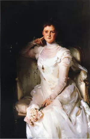Mrs. Joshua Montgomery Sears by John Singer Sargent - Oil Painting Reproduction