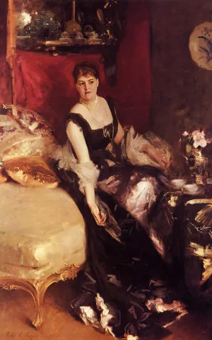 Mrs. Kate A More by John Singer Sargent - Oil Painting Reproduction