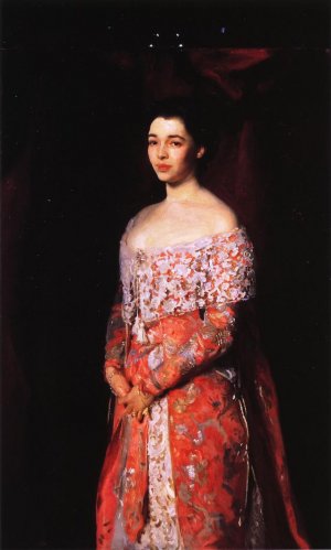 Mrs. Leopold Hirsch Oil painting by John Singer Sargent