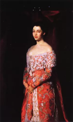 Mrs. Leopold Hirsch by John Singer Sargent - Oil Painting Reproduction