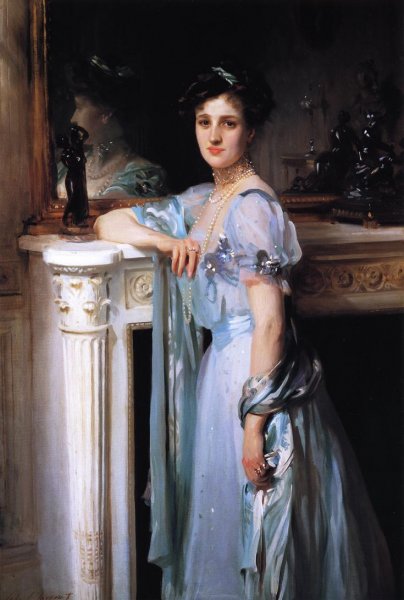 Mrs. Louis Raphael by John Singer Sargent - Hand-Painted Oil Painting Reproduction