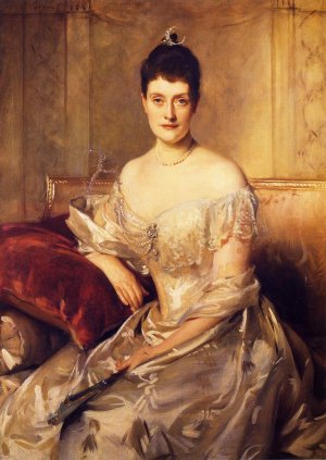 Mrs. Mahlon Day Sands Mary Hartpeace by John Singer Sargent Oil Painting