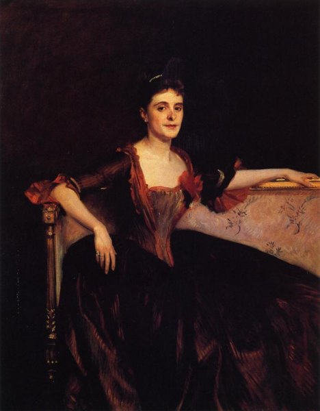 Mrs. Thomas Lincoln Manson Jr Mary Groot by John Singer Sargent - Hand-Painted Oil Painting Reproduction