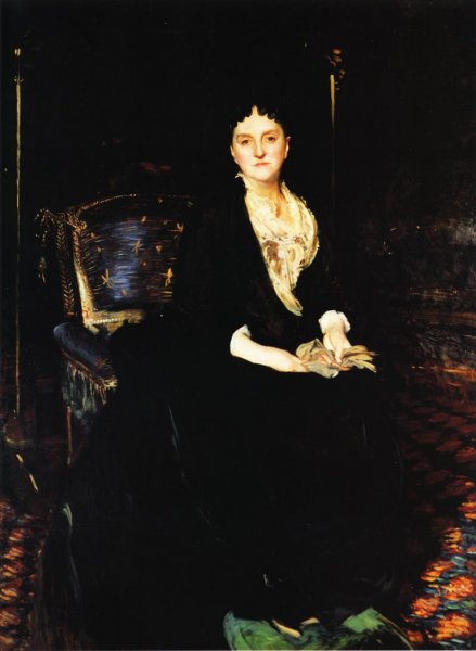 Mrs. William Henry Vanderbilt by John Singer Sargent - Hand-Painted Oil Painting Reproduction